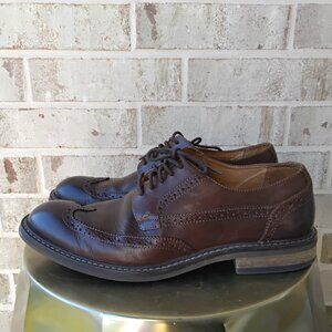 Vionic Brown Leather Wingtip Dress Shoes Men’s 9.5